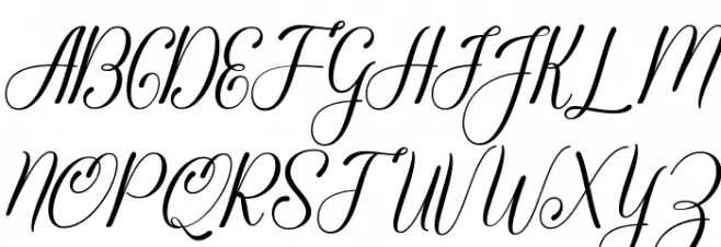 Glorylove Schriftart Groß