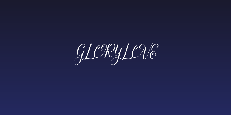 Glorylove Social Header