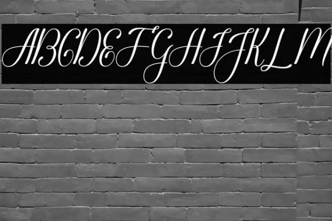 Glorylove Font examples