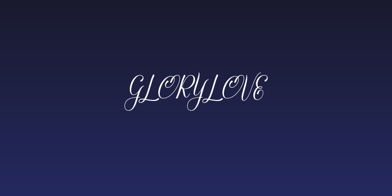 Glorylove Social Header