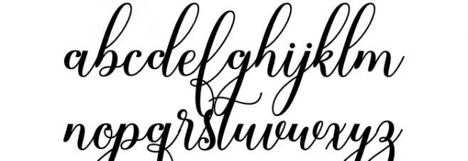 Glorylove Caratteri MINUSCOLO