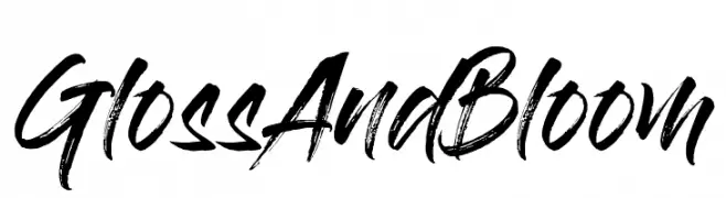 GlossAndBloom  Frei Schriftart Herunterladen
