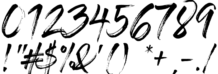 GlossAndBloom Font OTHER CHARS