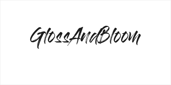 GlossAndBloom Logo