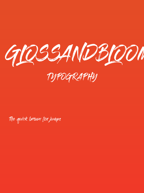 GlossAndBloom Poster
