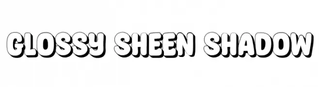 Glossy Sheen Shadow  Fuentes Gratis Descargar