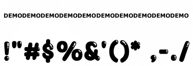 Glossy Sheen Shine Font OTHER CHARS