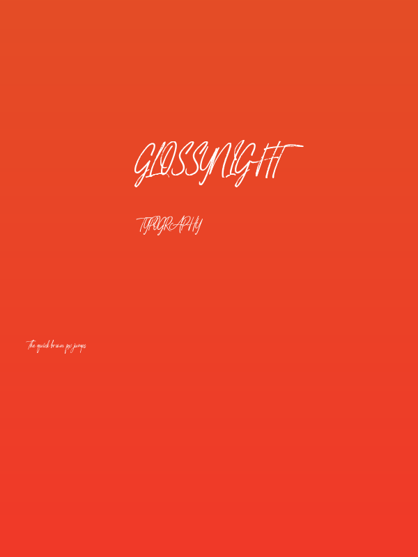 GlossyNight Poster