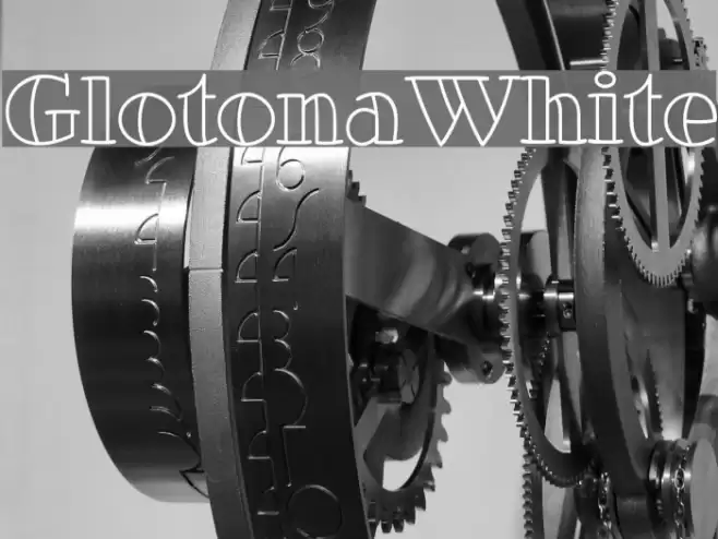 GlotonaWhite フォント examples