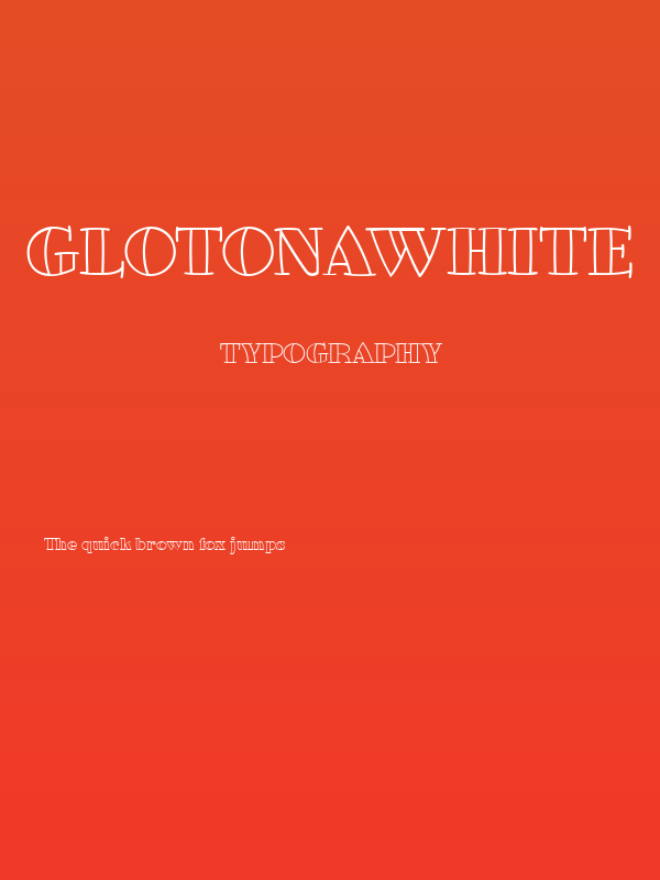 GlotonaWhite Poster