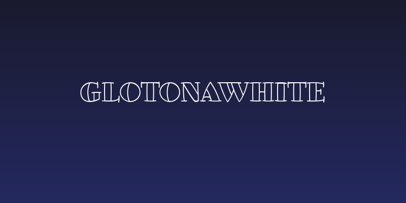 GlotonaWhite Social Header