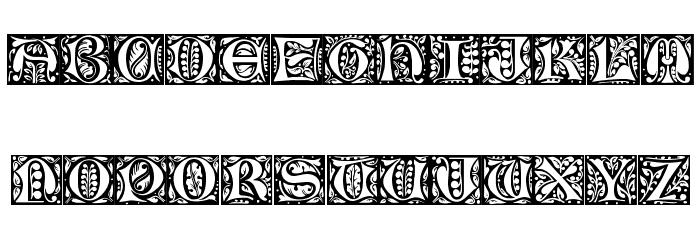 Gloucester Initialen Font OTHER CHARS