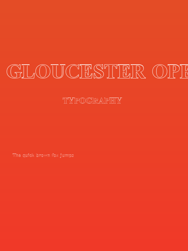 Gloucester Open Face Poster