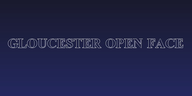 Gloucester Open Face Social Header