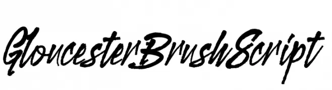GloucesterBrushScript  नि: शुल्क फ़ॉन्ट्स डाउनलोड