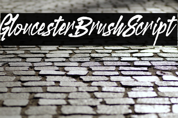 GloucesterBrushScript Example 2