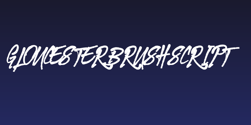 GloucesterBrushScript Social Header