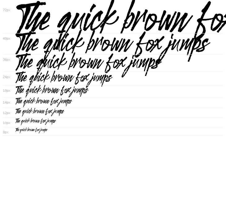 GloucesterBrushScript Waterfall