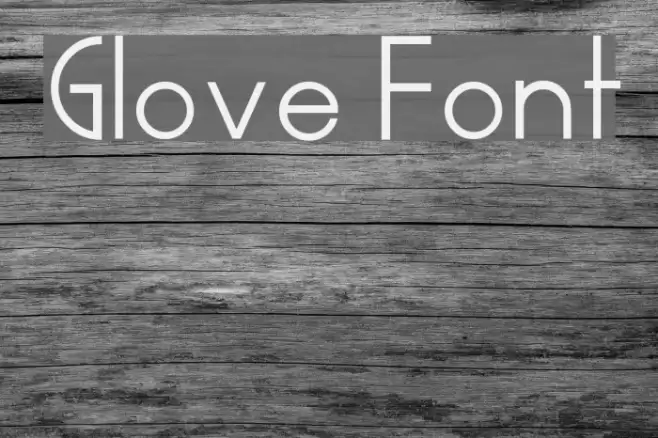 Glove Font examples