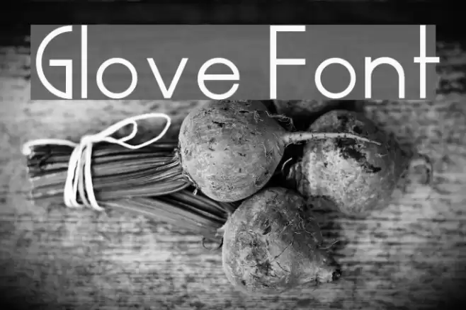 Glove Font examples