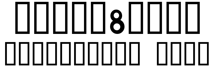 Glovebox Font OTHER CHARS