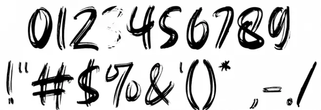 Gloverley Regular Font OTHER CHARS