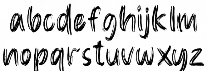 Gloverley-Regular Schriftart Kleinbuchstaben