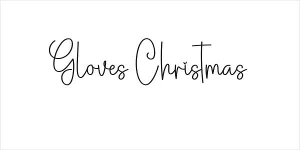 Gloves Christmas Logo