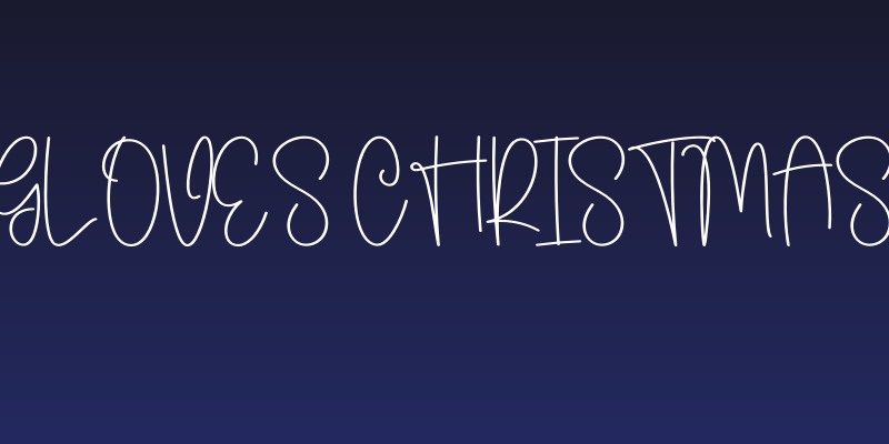 Gloves Christmas Social Header