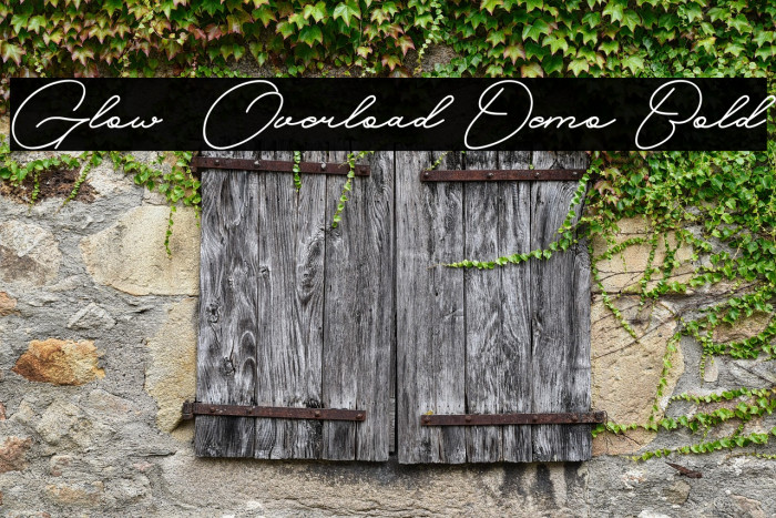 Glow  Overload Demo Bold Example 1