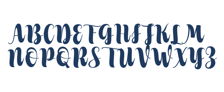 Glow Regular Uppercase