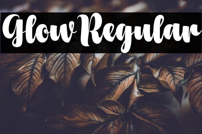 Glow Regular Example 2