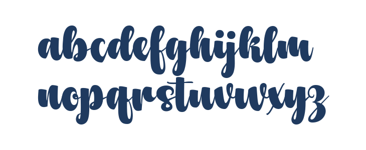 Glow Regular Lowercase