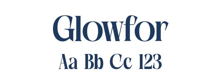 Glowfor Font Preview