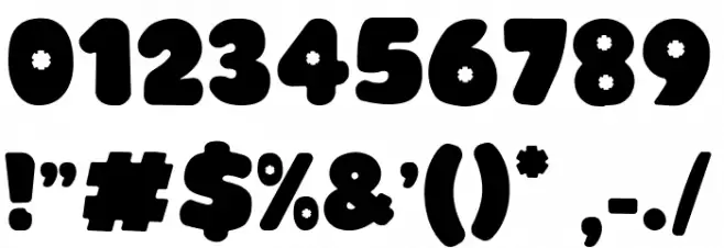 Glowie Font OTHER CHARS