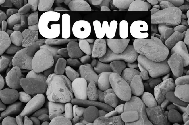 Glowie Font examples