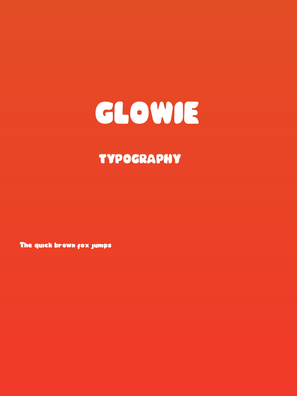 Glowie Poster