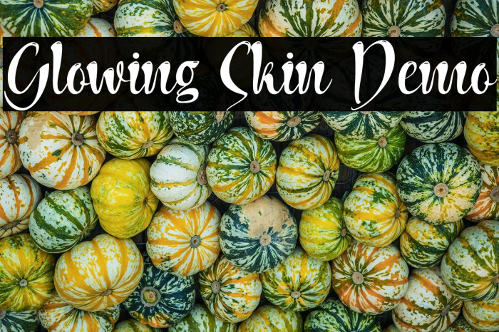 Glowing Skin Demo Example 1