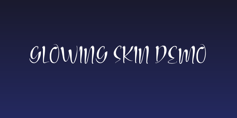 Glowing Skin Demo Social Header