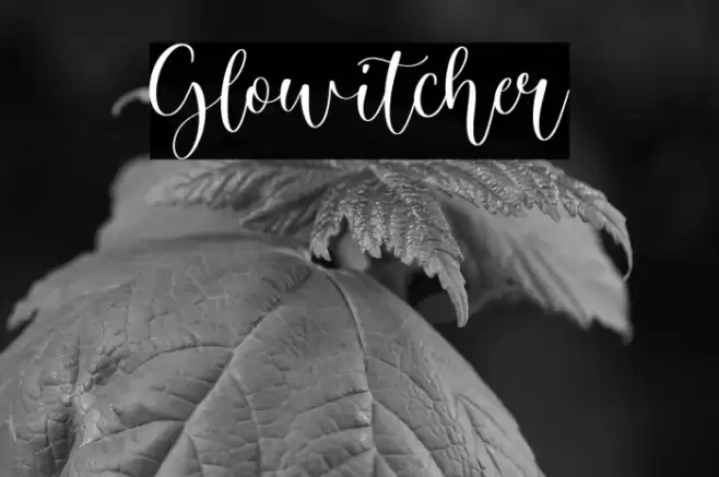 Glowitcher خط examples