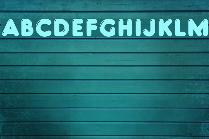 Glowworm Font examples