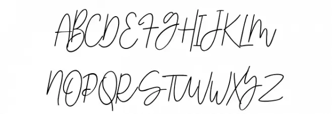 Glowyts Free Regular Шрифта ВЕРХНИЙ