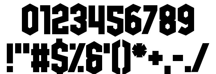 Glue Gun Font OTHER CHARS