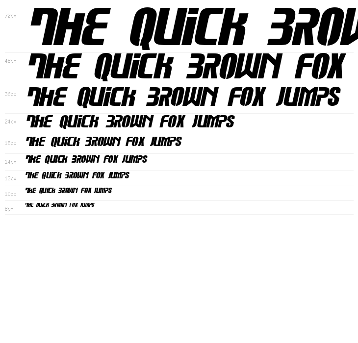 Glue Klinging Klan Italics Waterfall