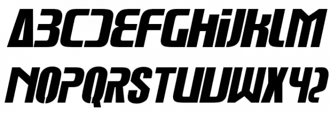 Glue Klinging Klan Italics フォント 小文字