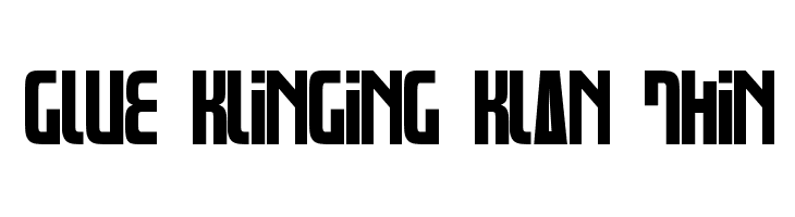 Glue Klinging Klan Thin  لخطوط تنزيل