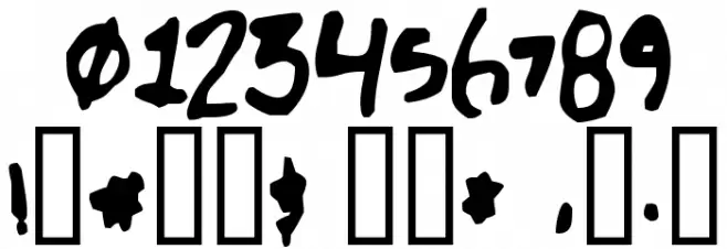 Glue Font OTHER CHARS