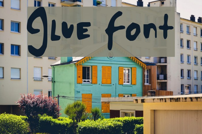 Glue Font examples