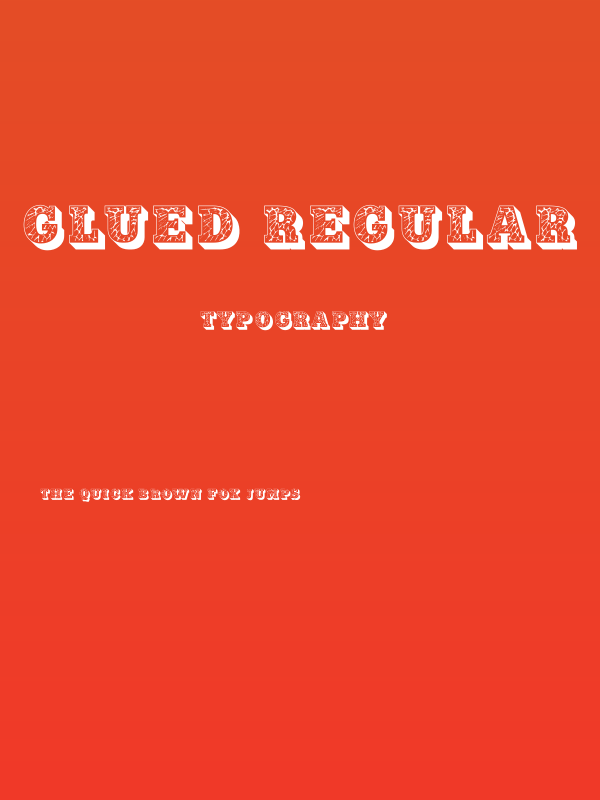 Glued Regular Poster