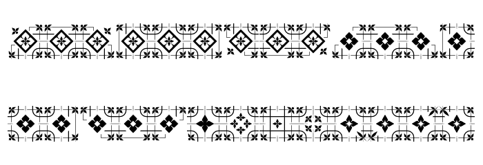 GlukFrames05 Font LOWERCASE